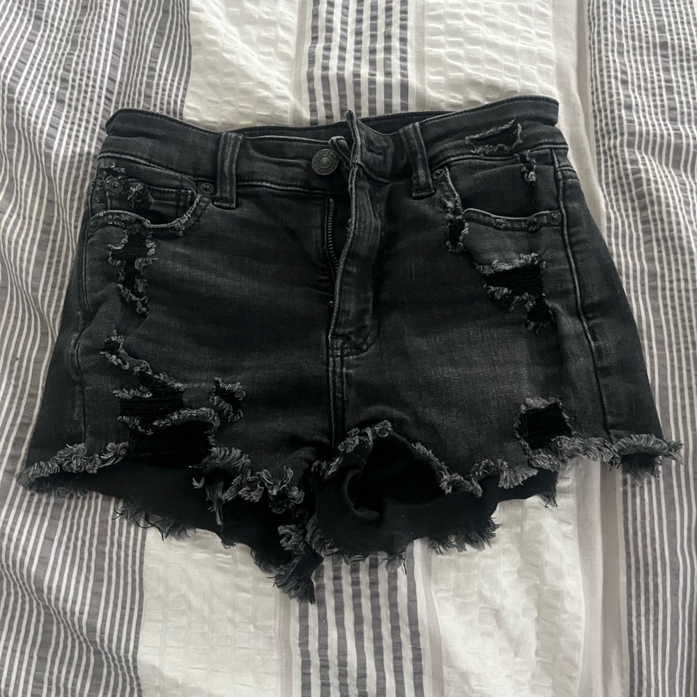 AE mini denim shorts